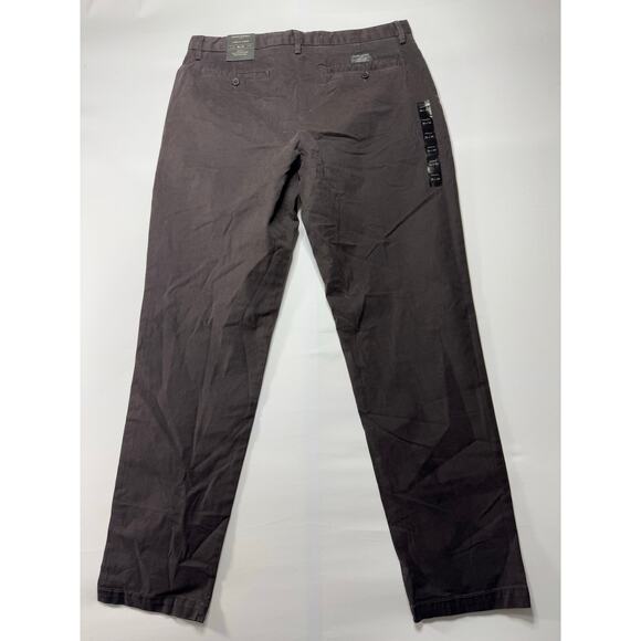 NWT Banana Republic Men's Athletic Fit Brown Lived-In Chino Pants - Size 36x33 - Picture 2 of 10